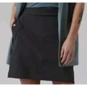 Athleta Womens Plus Size 16 Vienna Cargo‎ Black Skort Skirt